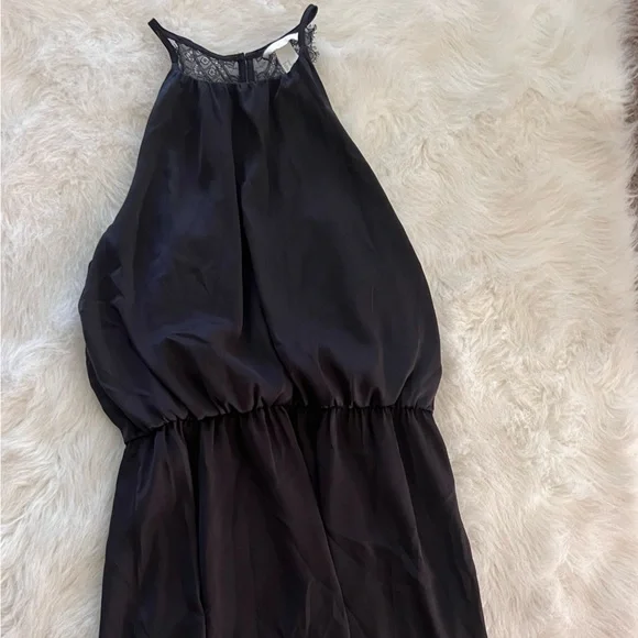 H&M | Dresses | Black Hm Size 4 Lace Back Mini Dress 192 | Poshmark